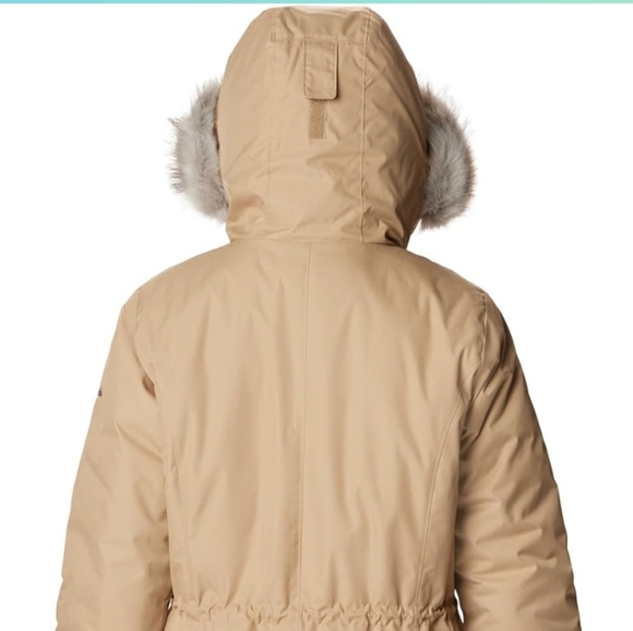 Columbia Womens Suttle Mountain II Insulated Parka Jacket Plus Size-3X Beach - Picture 3 of 6